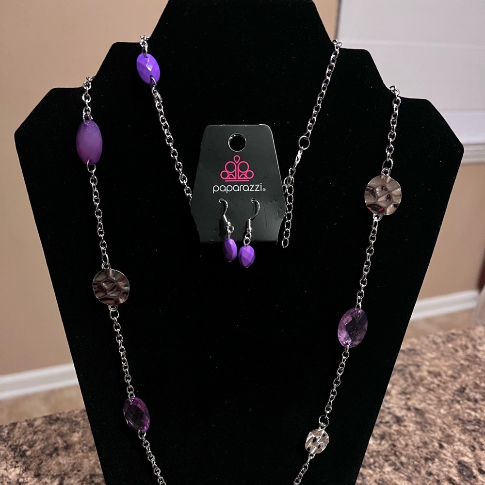 Necklace & Earring Set - Glossy Glamorous